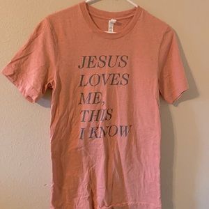 Salmon color cotton shirt